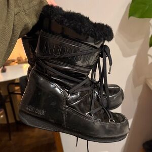 Moon boot Black Glossy Winter Boots